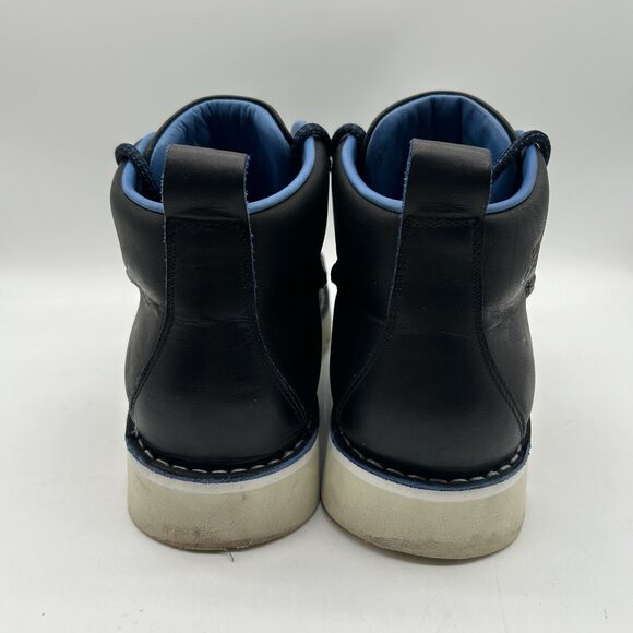 Fracap Men’s M60 Boots Black Blue Leather Made In Italy US 9.5 EU 42 - Picture 4 of 10